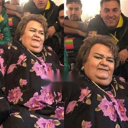 گریم عجیب و زنانه اکبر عبدی + عکس